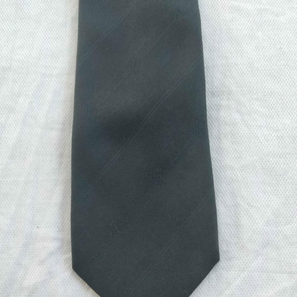 Concord Collection CC Navy 100% Pure Silk Men's Necktie Hand Made In Italy